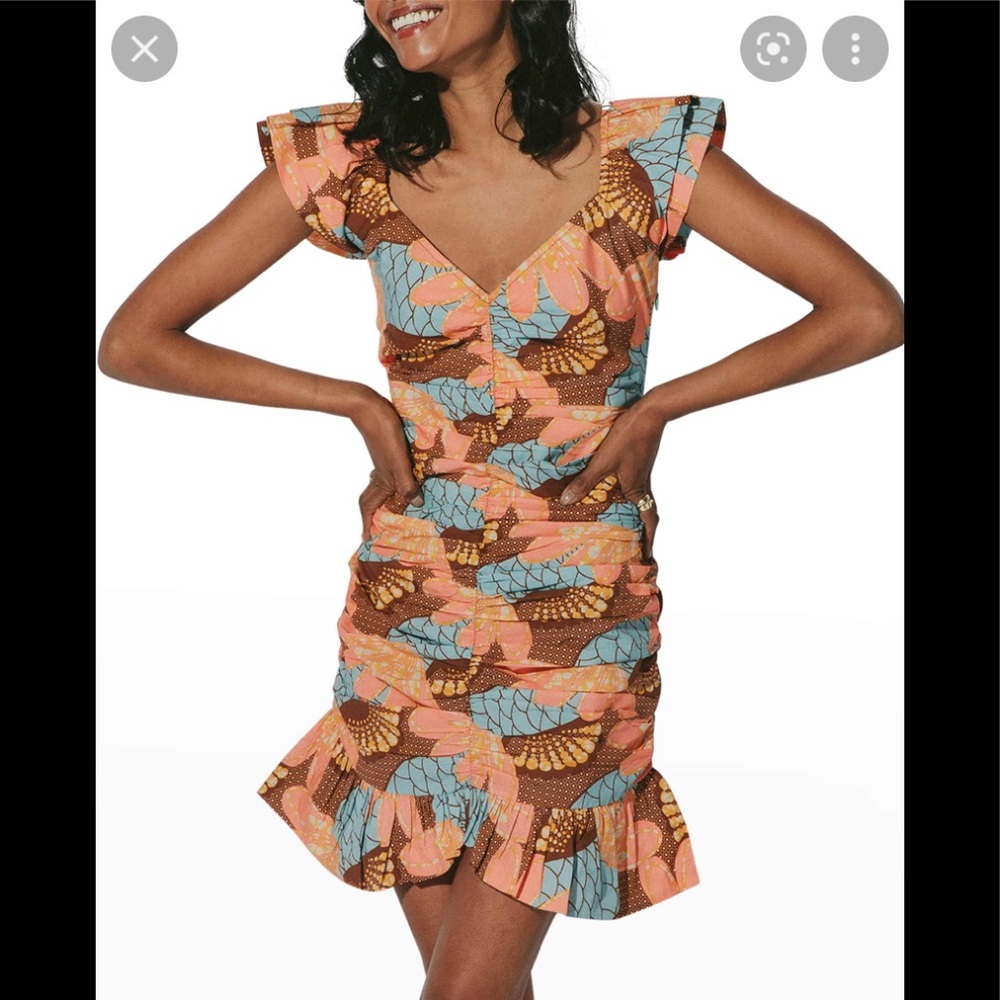 Cleobella NWT Tiana Mini Dress in Riviera Print Floral Dress Women’s Size Small